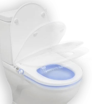 LED Nightlight Heated Bidet for Toilet Seat -